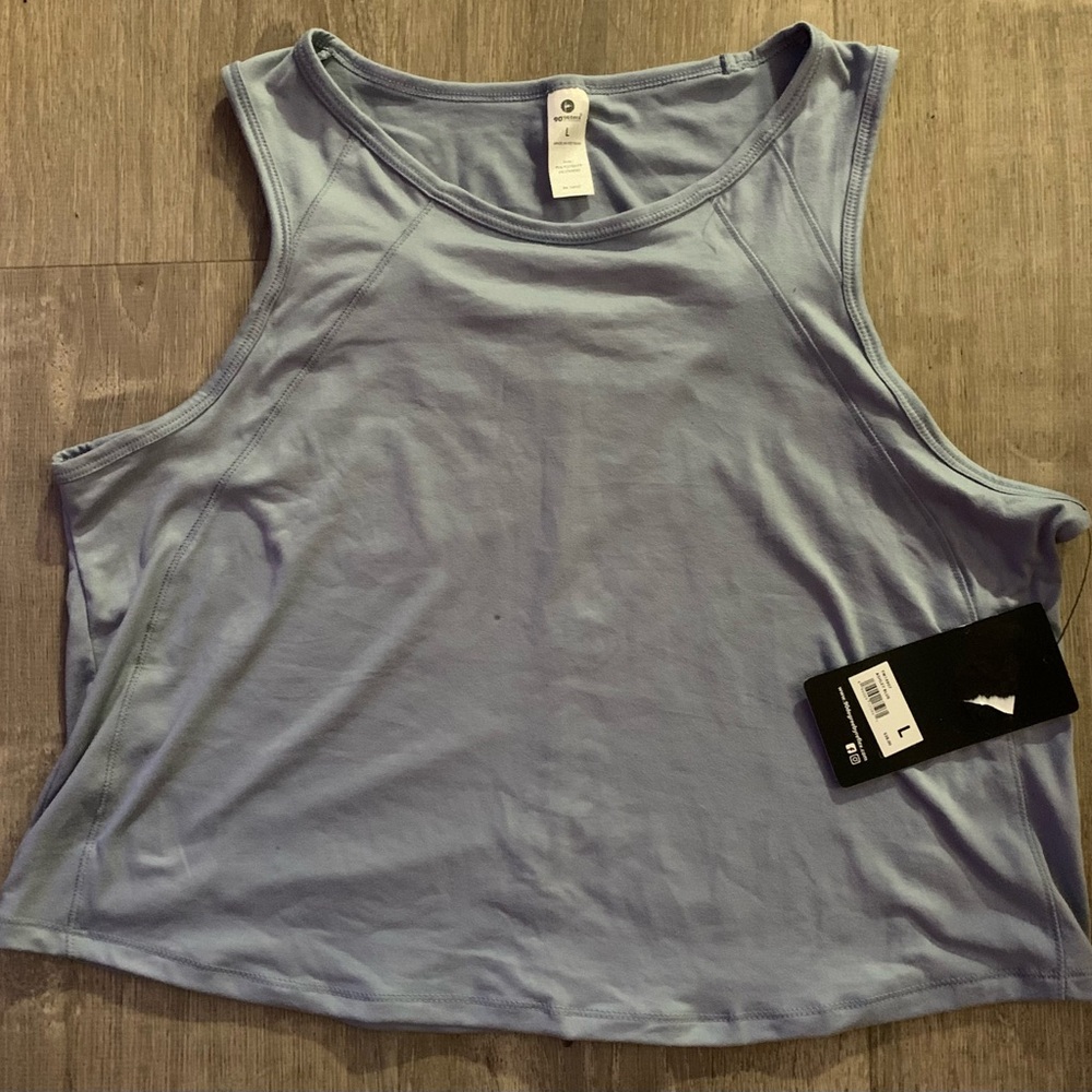 90 Degree By Reflex Light Blue Tank Top